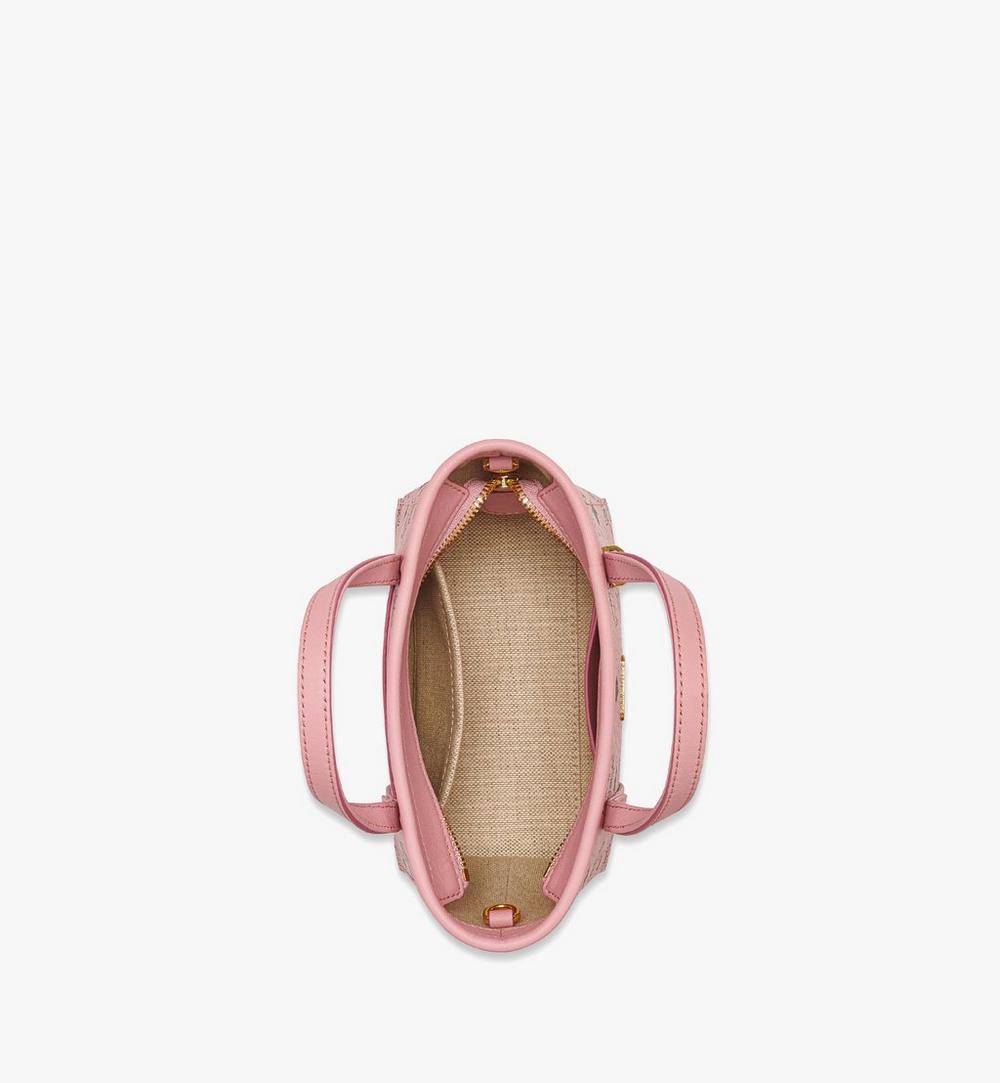 MWPFSMT03PZ001-Toni Top-Zip Shopper in Visetos|SOFT PINK