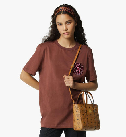MWPGSMT02CO001-Toni Top-Zip Shopper in Visetos|Cognac