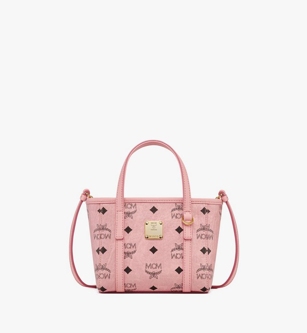 MWPFSMT03PZ001-Toni Top-Zip Shopper in Visetos|SOFT PINK