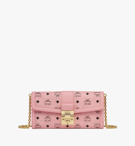 Tracy Chain Wallet In Visetos image 1