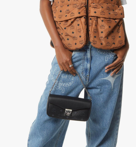 Tracy Crossbody in Visetos Leather Mix image 7