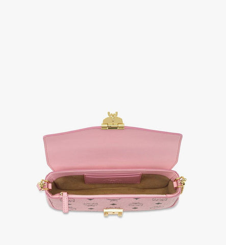 MWRGAXT01PZ001-Tracy Crossbody in Visetos Leather Mix|Soft Pink