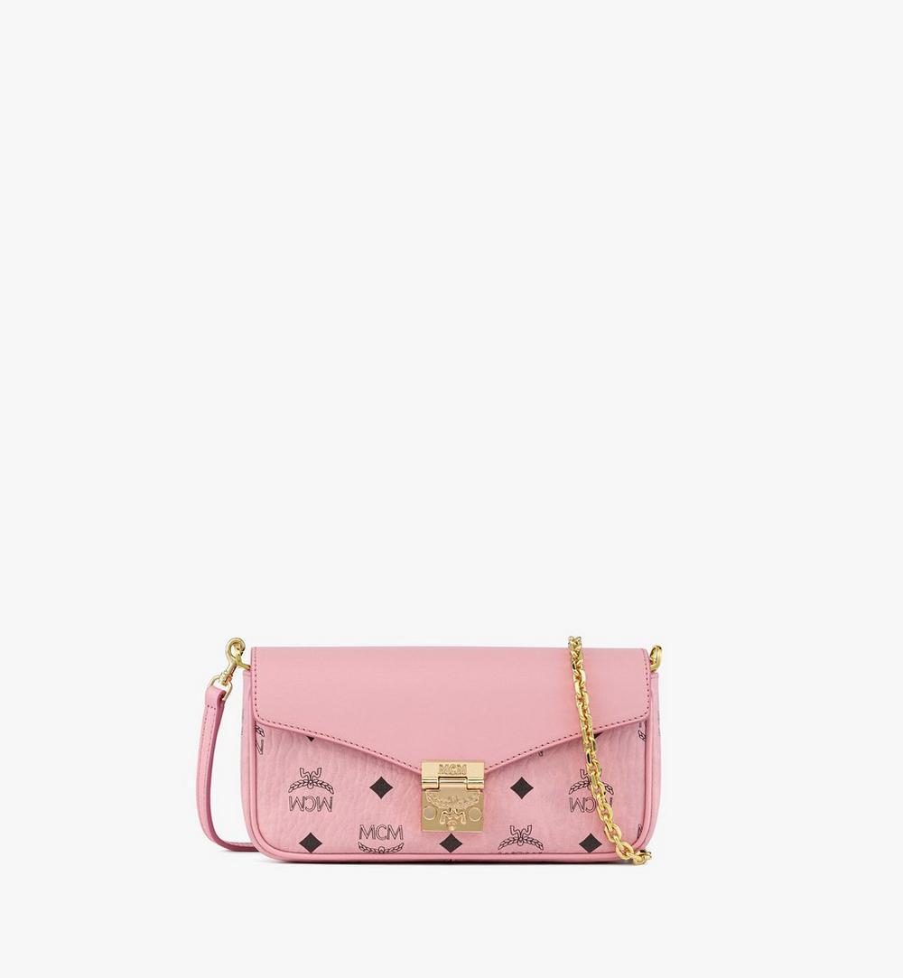 MWRGAXT01PZ001-Tracy Crossbody in Visetos Leather Mix|Soft Pink