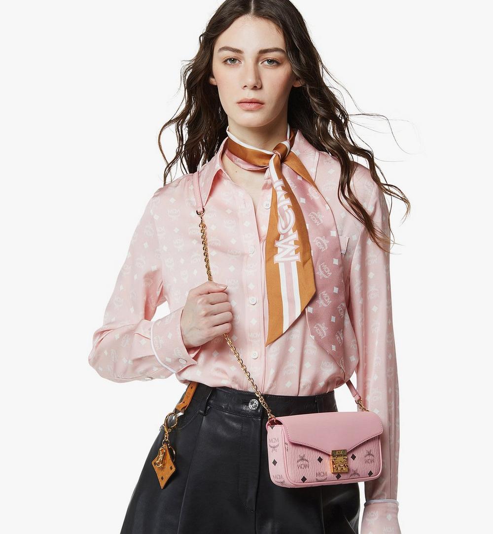 MWRGAXT01PZ001-Tracy Crossbody in Visetos Leather Mix|Soft Pink
