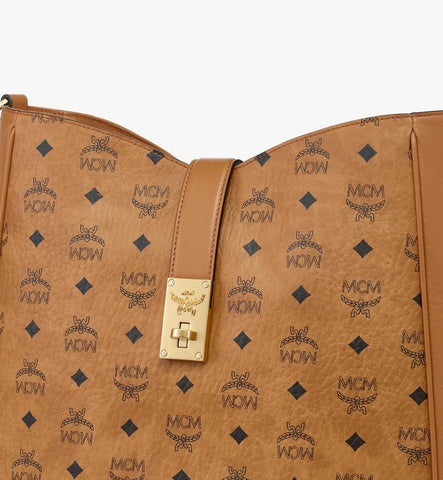 MWHGAXT03CO001-Tracy Hobo in Visetos|Cognac