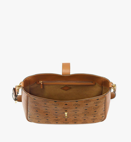 MWHGAXT03CO001-Tracy Hobo in Visetos|Cognac