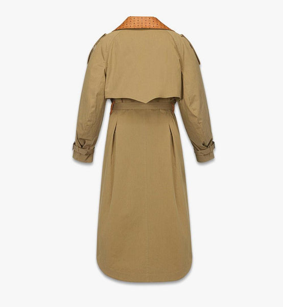 W Mcm Col Cttn Twill Trench Coat Ig, 040 image 2