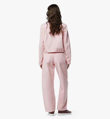 MFJGAMM02PZ040-Washed Denim Jacket|Soft Pink