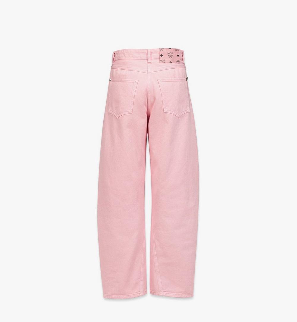 MFPGAMM06PZ040-Washed Denim Jeans|Soft Pink