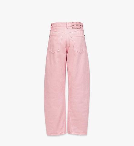 MFPGAMM06PZ040-Washed Denim Jeans|Soft Pink
